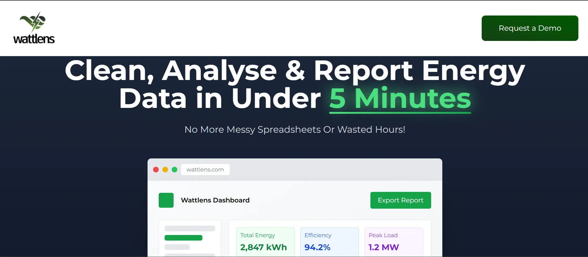 Wattlens – Energy Data Automation Platform